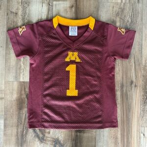 University of Minnesota Golden Gophers Maroon and Gold Toddler Kids Jersey